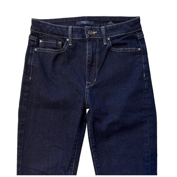 Fidelity jeans women 28 25 dark wash lily high boot dark wash excel rinse - Picture 4 of 12